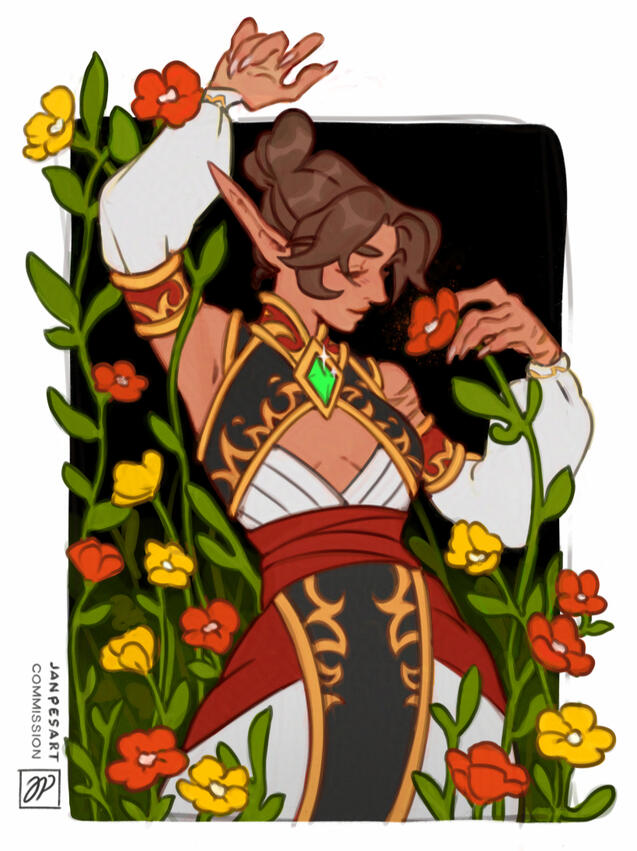 Colored sketch 70€