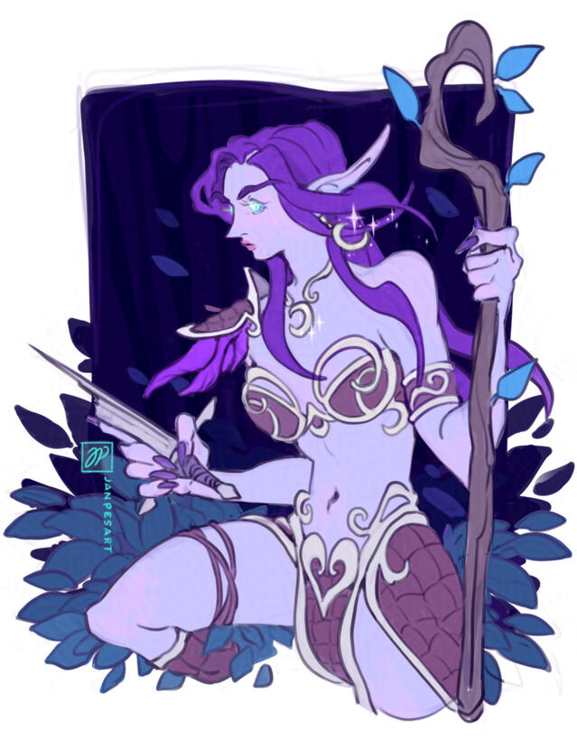 Colored sketch 70€