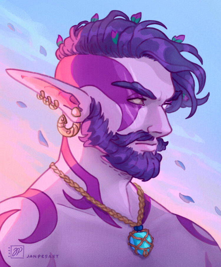 Commission of a world of warcraft oc.