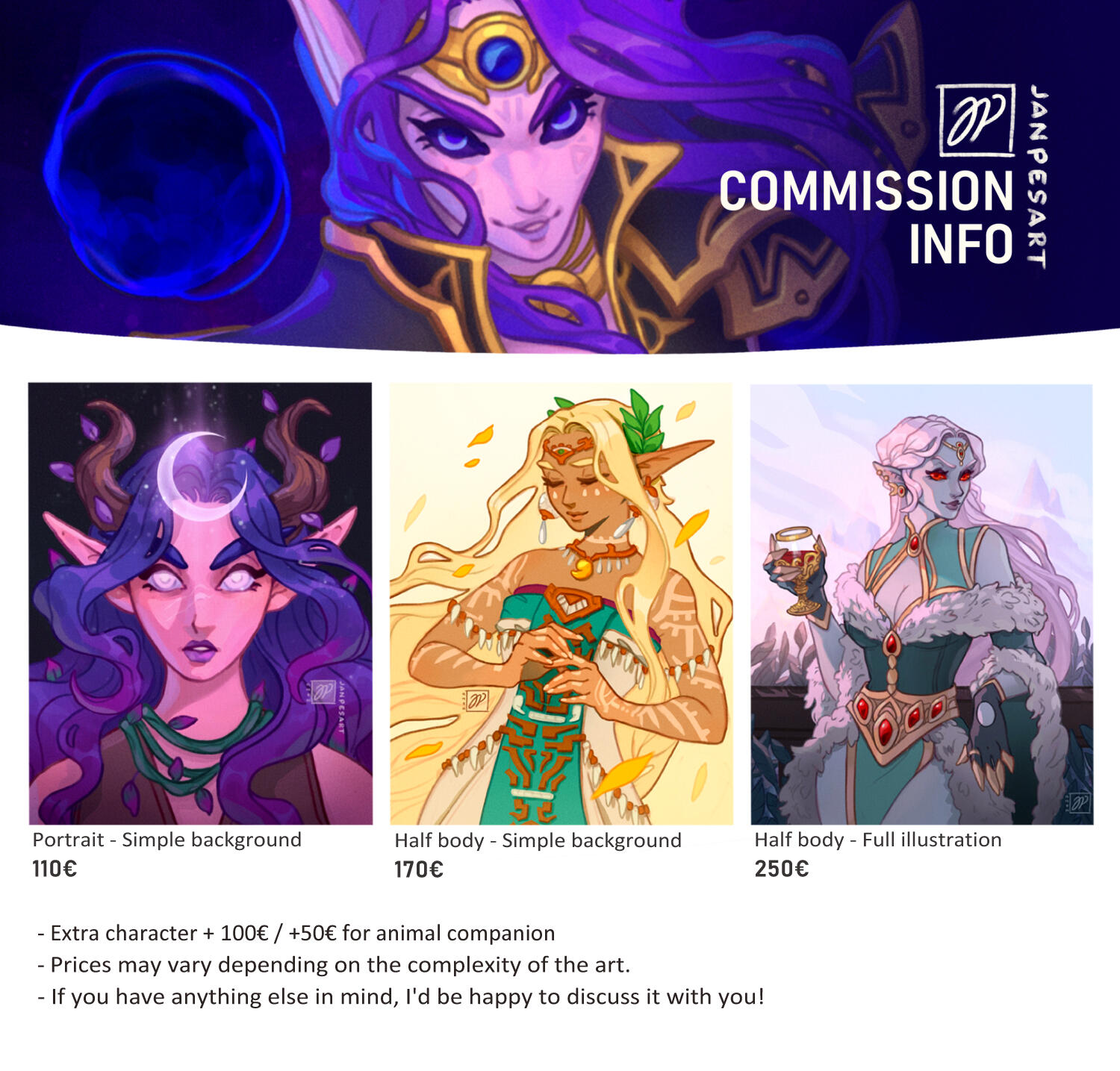 Commission info